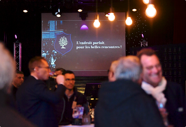 Mise en situation d'une rencontre business club